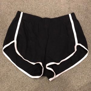 High Waisted Black Shorts